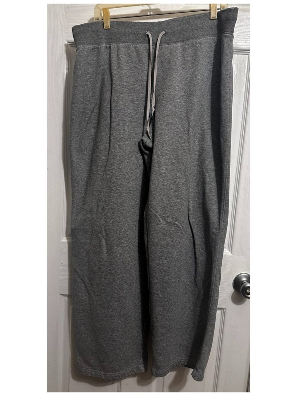 Athletic Works Women's Sweat Pants Drawstring Gray "Grey Heather" Size 1X (16W)